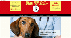 Desktop Screenshot of animalemergencyct.net