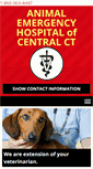 Mobile Screenshot of animalemergencyct.net