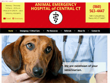 Tablet Screenshot of animalemergencyct.net